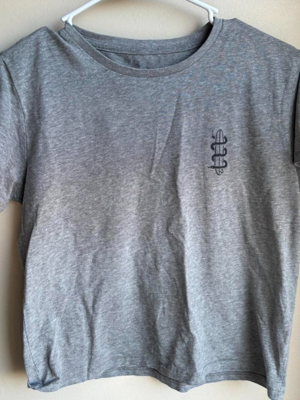 Women's Grey Crop-top